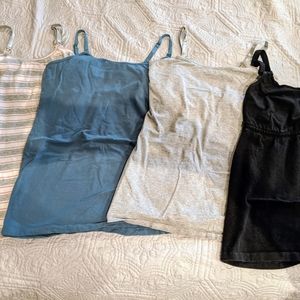 Lot of 4 nursing tanks